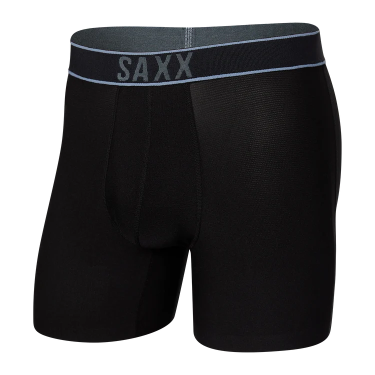 SAXX Men's Droptemp Cooling Hydro Boxer Brief Apparel SAXX Small Black 