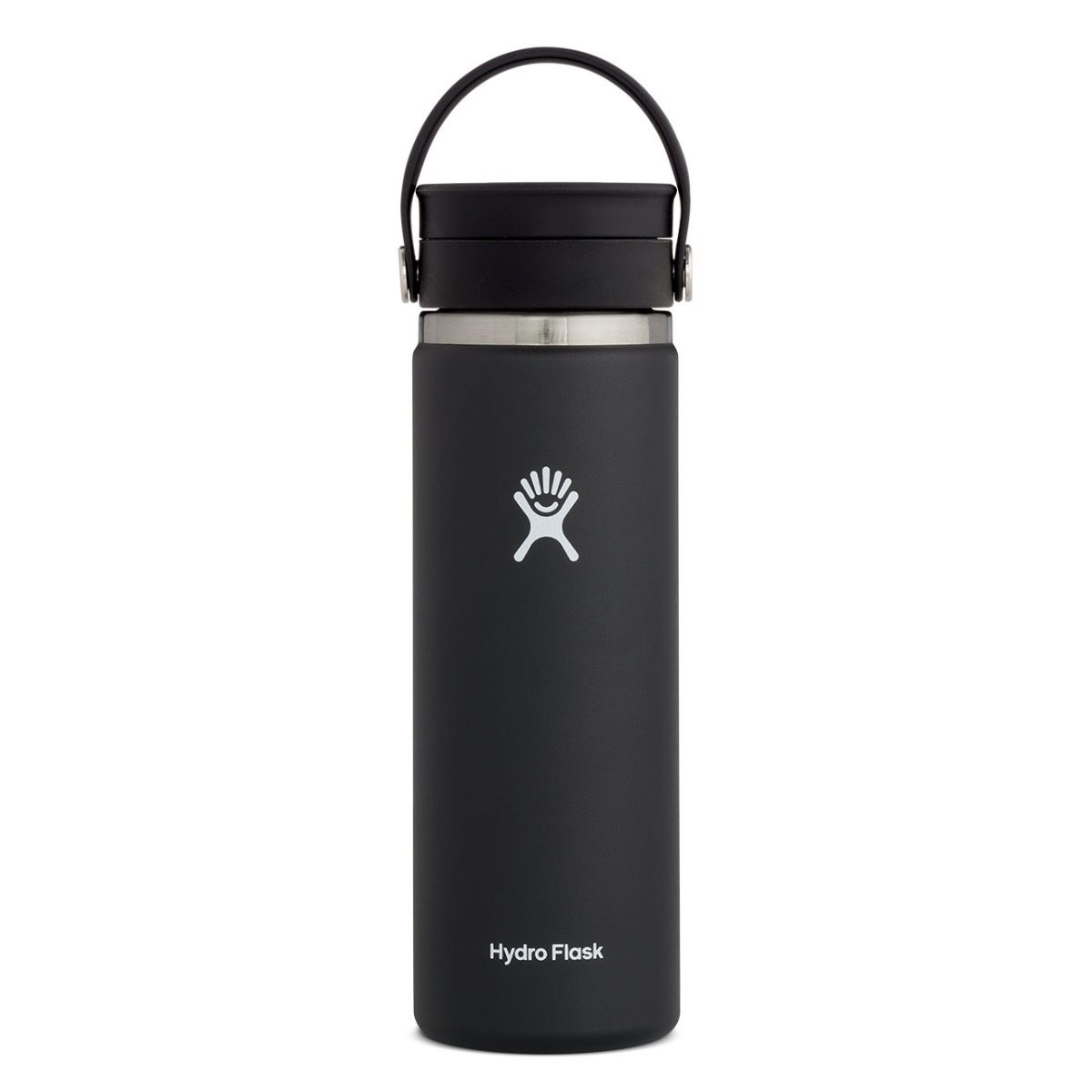Hydro Flask 20oz Wide Mouth with Flex Sip Lid Accessories Hydro Flask Black-001  